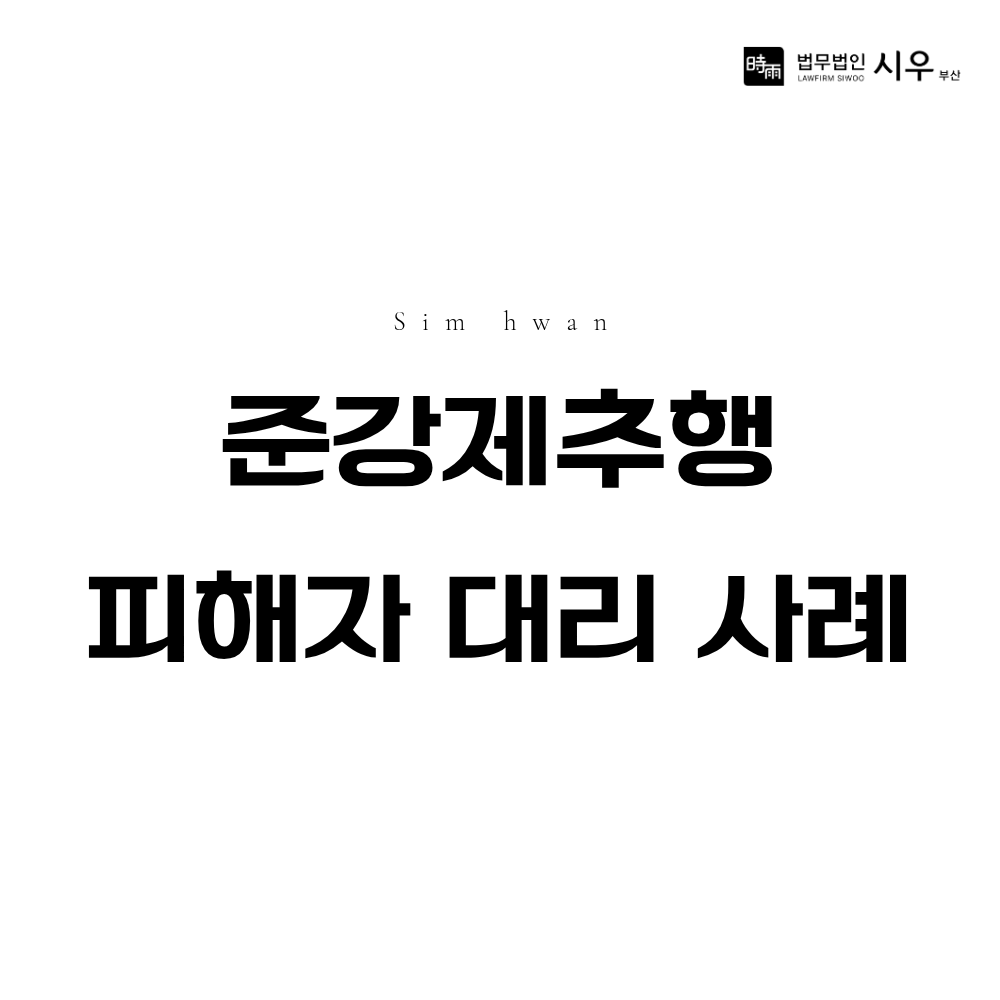 준강제추행 피해자 대리 | 성범죄 피해 대응 사례